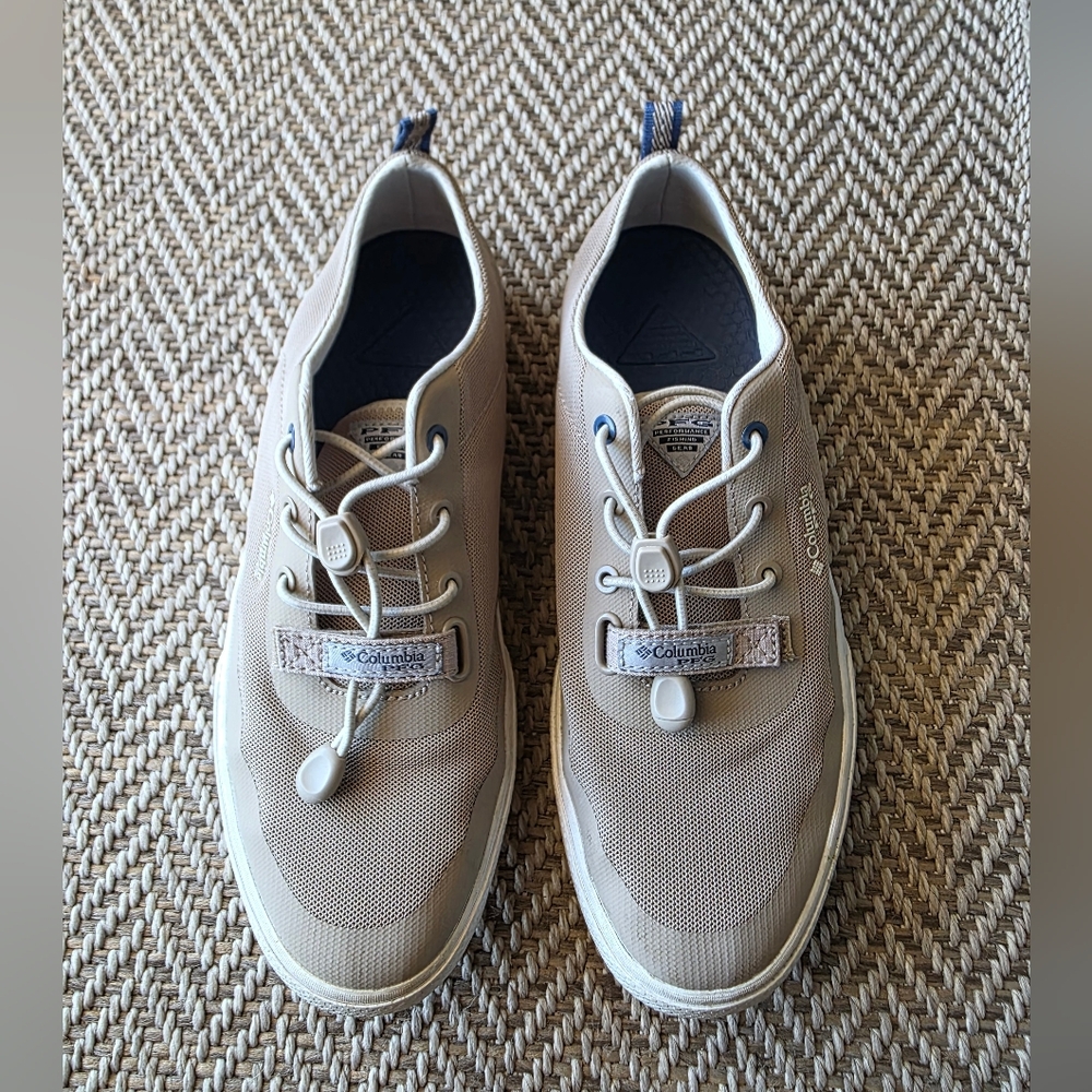 Columbia Men’s Beige Casual Water-Ready Sneakers
